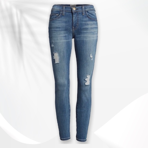 Current/Elliott Denim - { Current/Elliott } - The Stiletto in Niagara Destroyed Jeans
